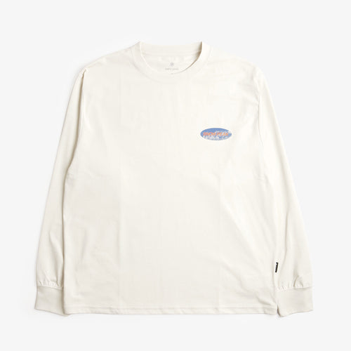 Snow Peak Campscape Long Sleeve in Ivory, front view
