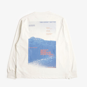 Snow Peak Campscape Long Sleeve T-Shirt - Cream