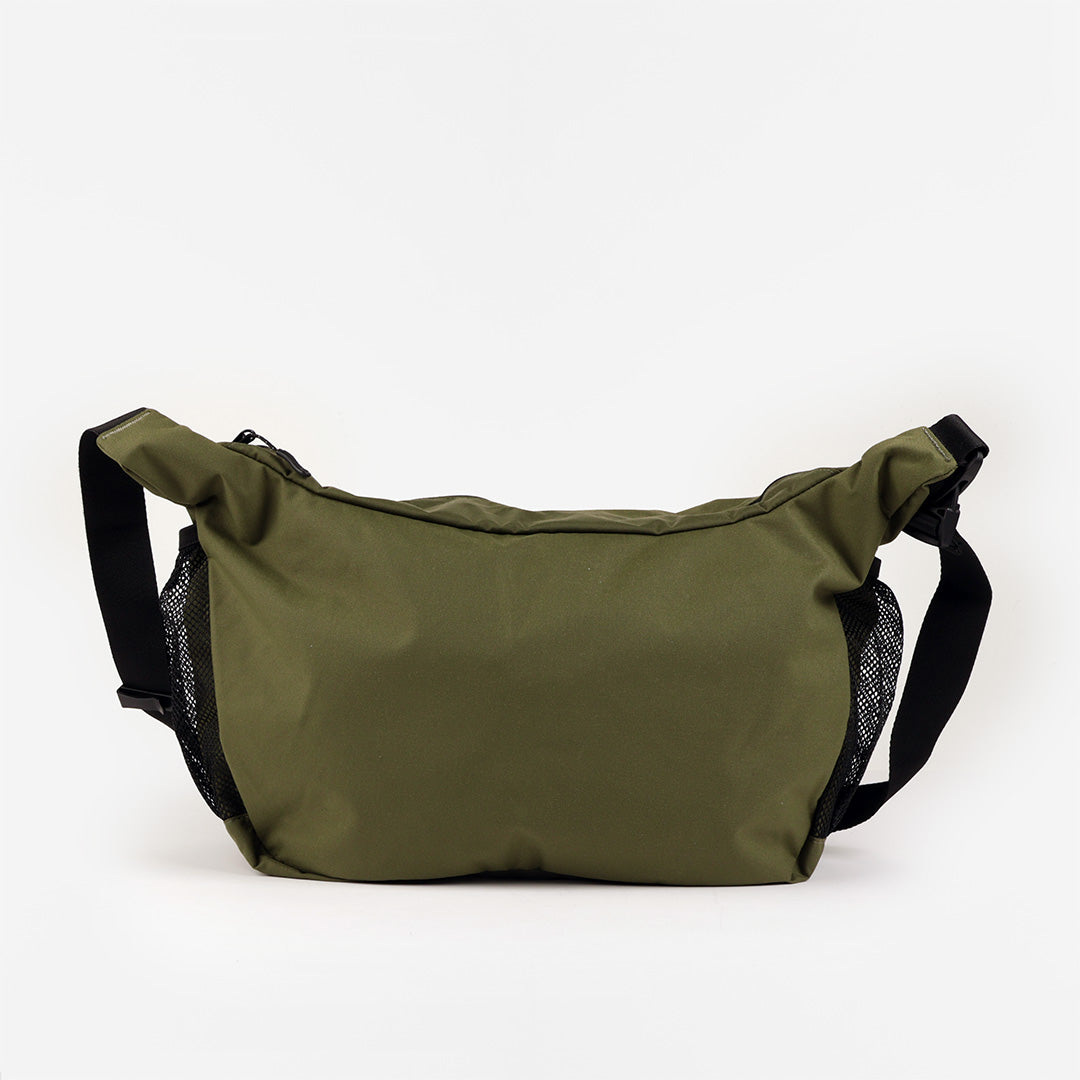 Snow Peak Everyday Use Middle Shoulder Bag, Olive, Detail Shot 2