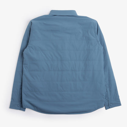 Snow Peak Flexible Insulated Shirt, Light Blue, Detail Shot 4