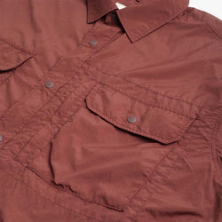 thumbnail Snow Peak Garment Dyed Convertible Shirt, Brown, Detail Shot 3