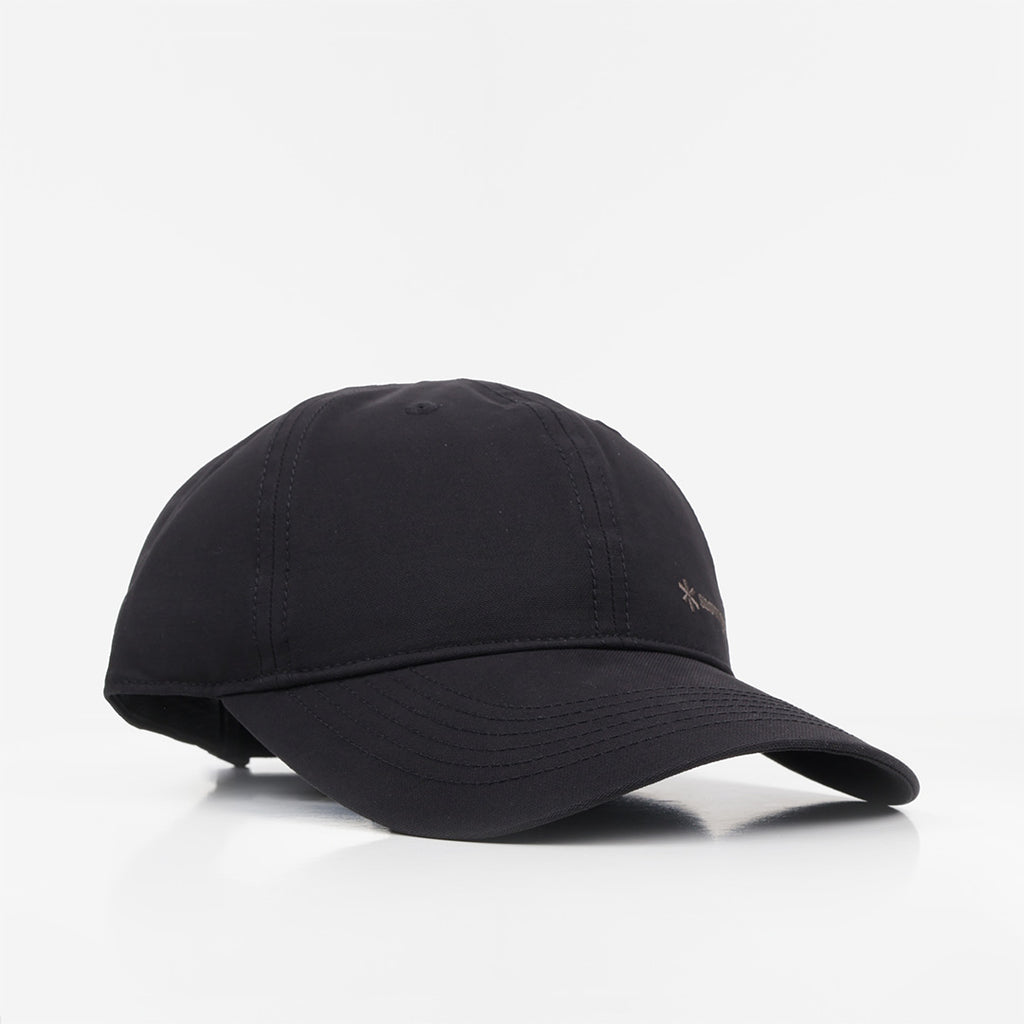 Snow Peak Light Dobby Cloth Cap, Black, Detail Shot 1
