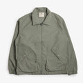 Snow Peak Light Dobby Cloth Harrington Jacket, Foliage, Detail Shot 1