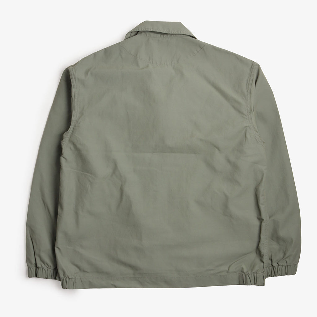 Snow Peak Light Dobby Cloth Harrington Jacket, Foliage, Detail Shot 3