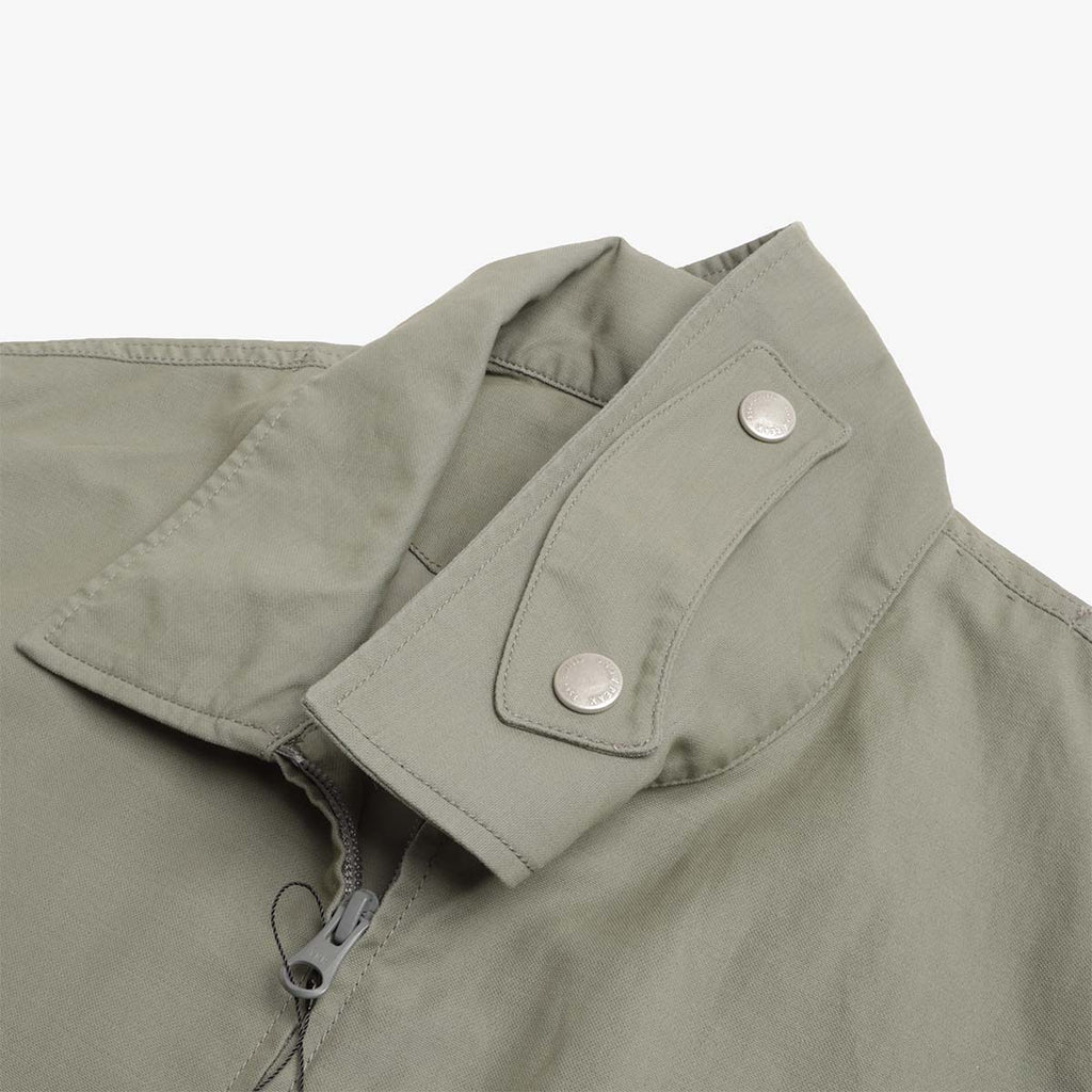 Snow Peak Light Dobby Cloth Harrington Jacket, Foliage, Detail Shot 4