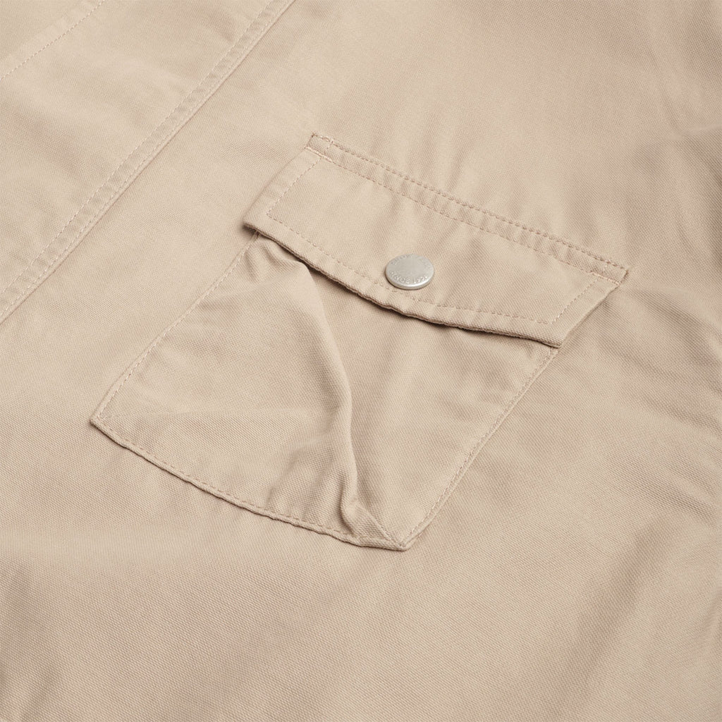 Snow Peak Light Dobby Cloth Parka Jacket, Greige, Detail Shot 3