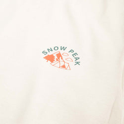 thumbnail Snow Peak Living With Nature Long Sleeve T-Shirt, Ivory, Detail Shot 2