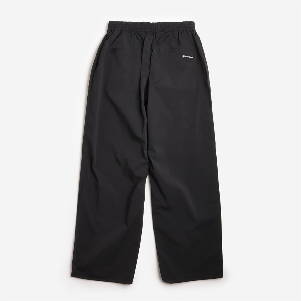 Snow Peak New Standard Easy Wide Pant, Black, Detail Shot 2