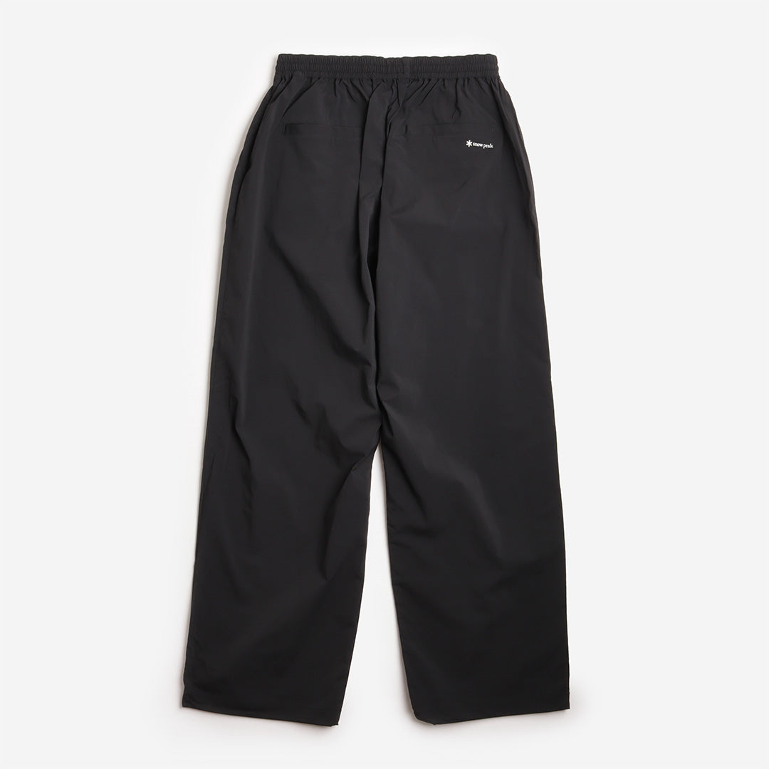Snow Peak New Standard Easy Wide Pant, Black, Detail Shot 2