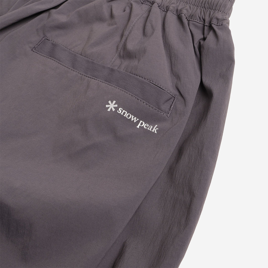 Snow Peak New Standard Easy Wide Pant, Charcoal, Detail Shot 5
