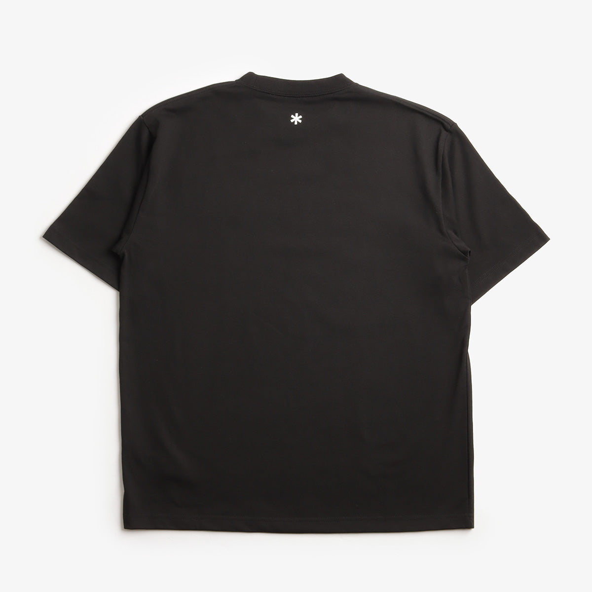 Snow Peak New Standard Logo T-Shirt, Black, Detail Shot 2