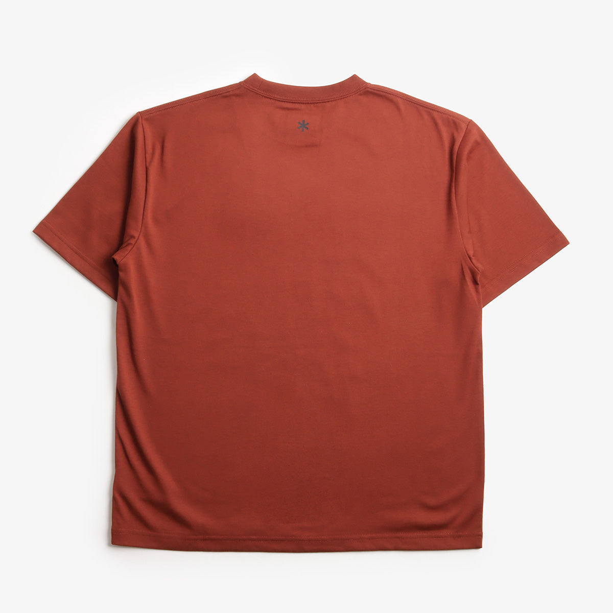 Snow Peak New Standard Square Logo T-Shirt, Light Brown, Detail Shot 2