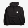 Snow Peak New Standard Square Logo Hoodie, Black, Detail Shot 1