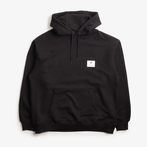 Snow Peak New Standard Square Logo Hoodie - Black