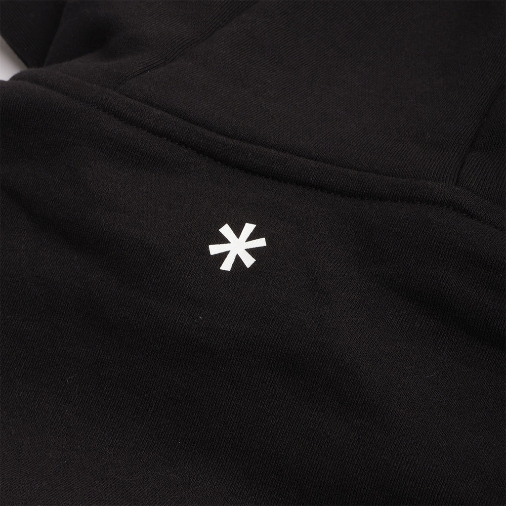 Snow Peak New Standard Square Logo Hoodie, Black, Detail Shot 4