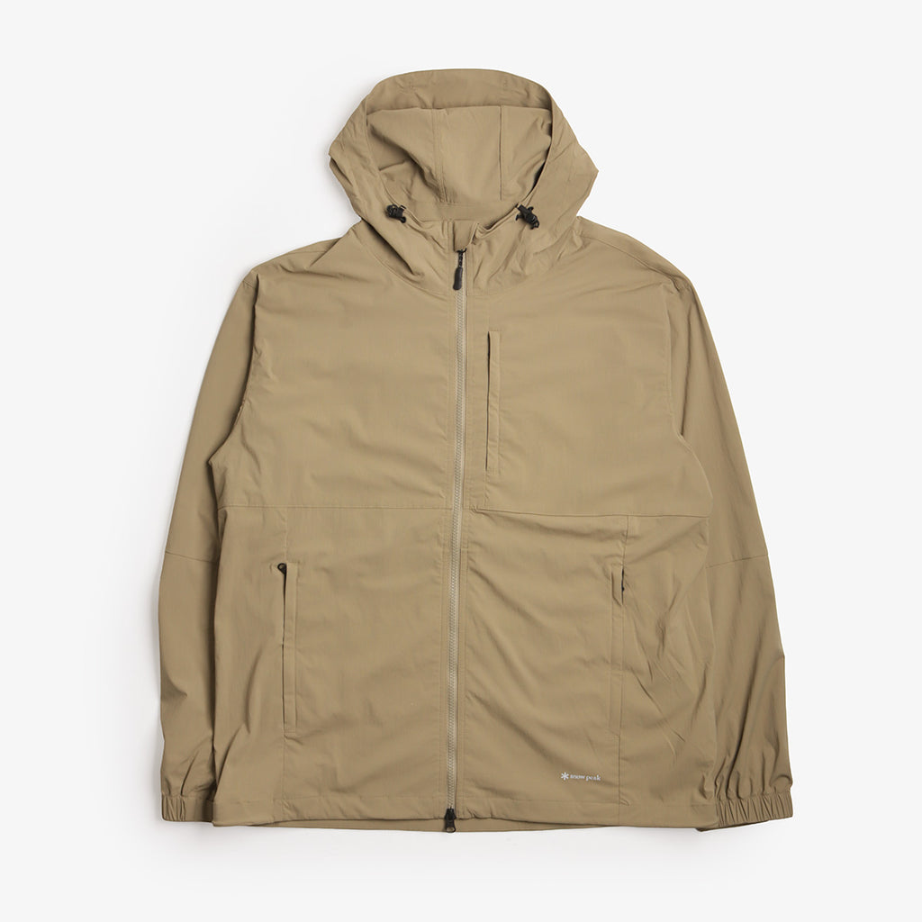 Snow Peak New Standard Utility Parka Jacket, Greige, Detail Shot 1