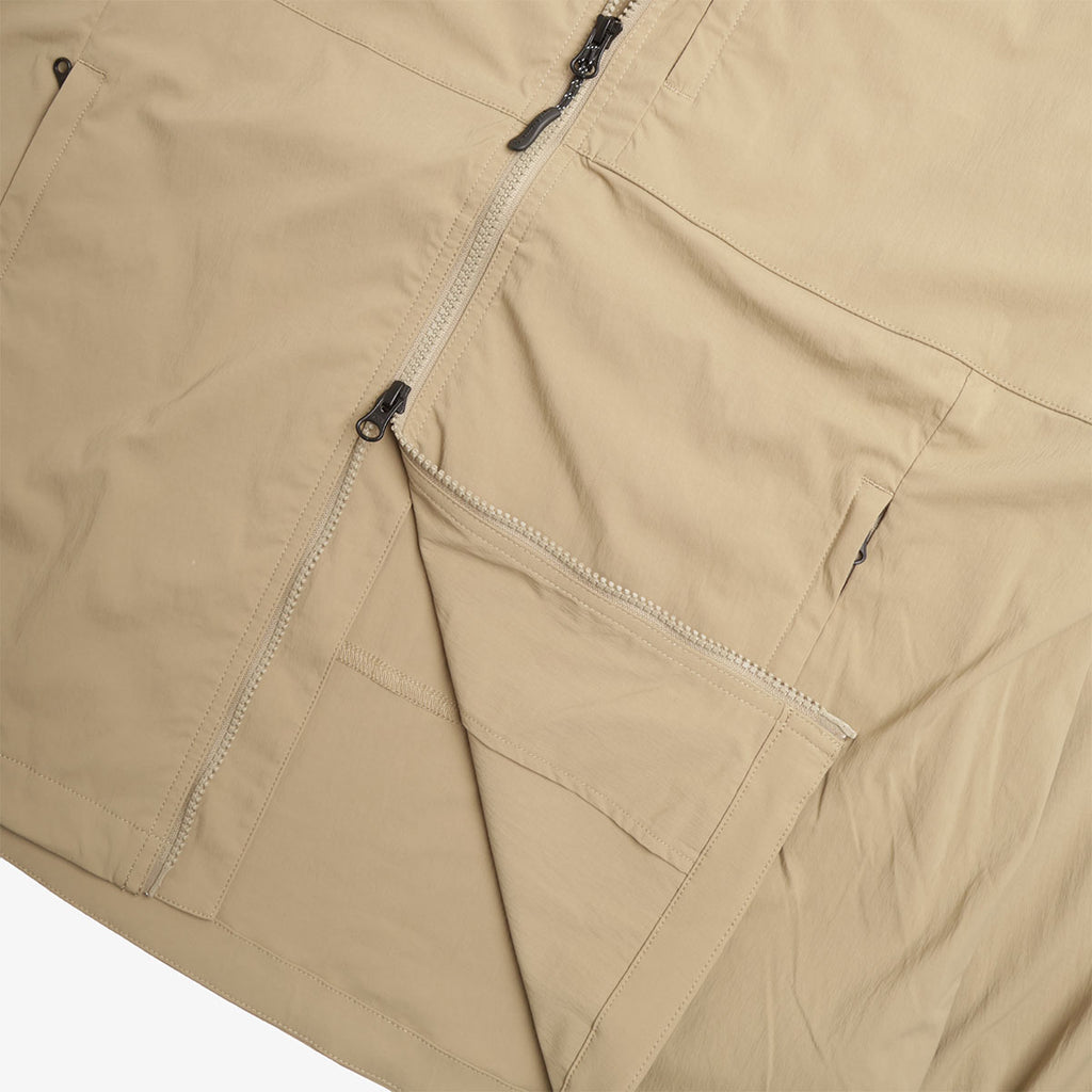 Snow Peak New Standard Utility Parka Jacket, Greige, Detail Shot 3