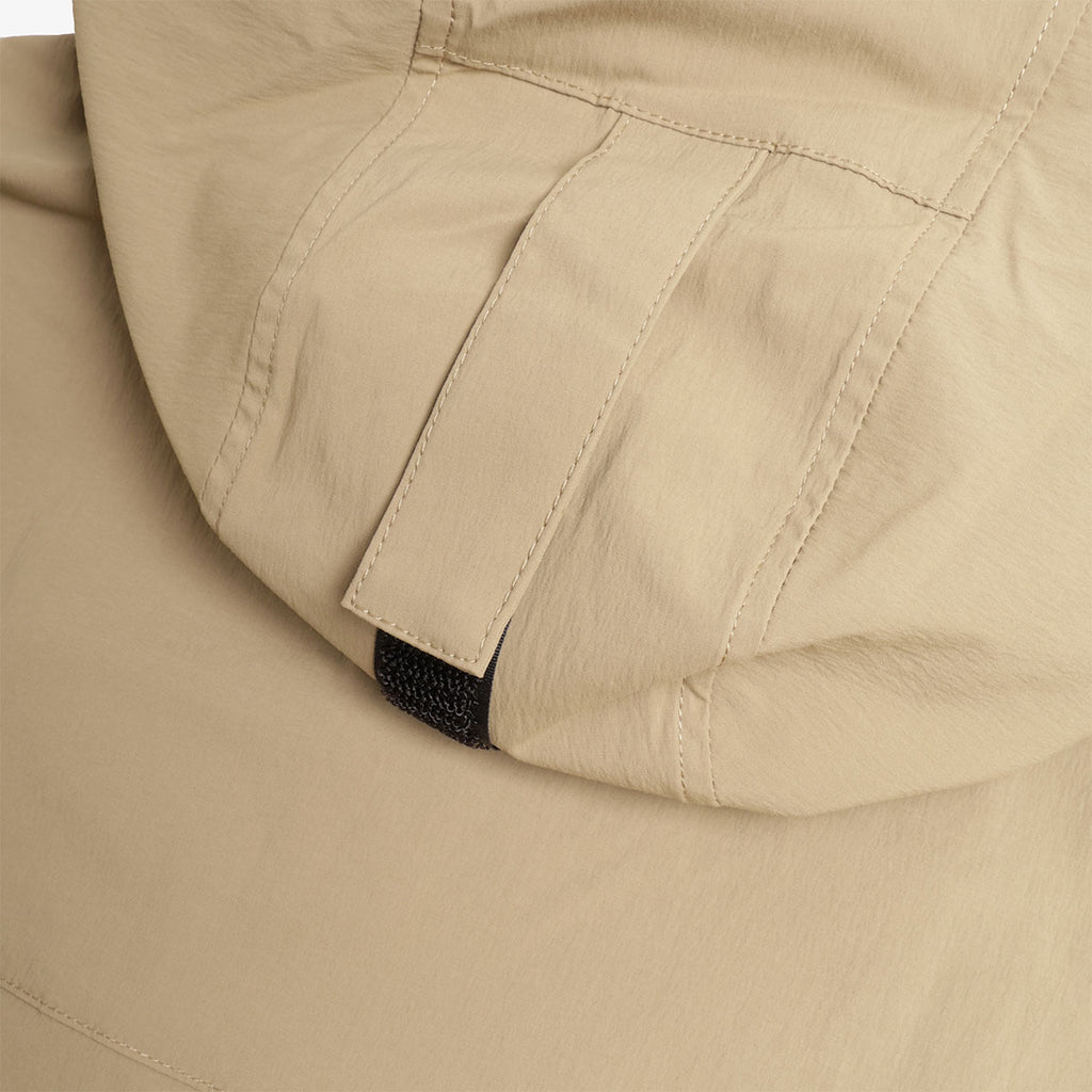 Snow Peak New Standard Utility Parka Jacket, Greige, Detail Shot 4