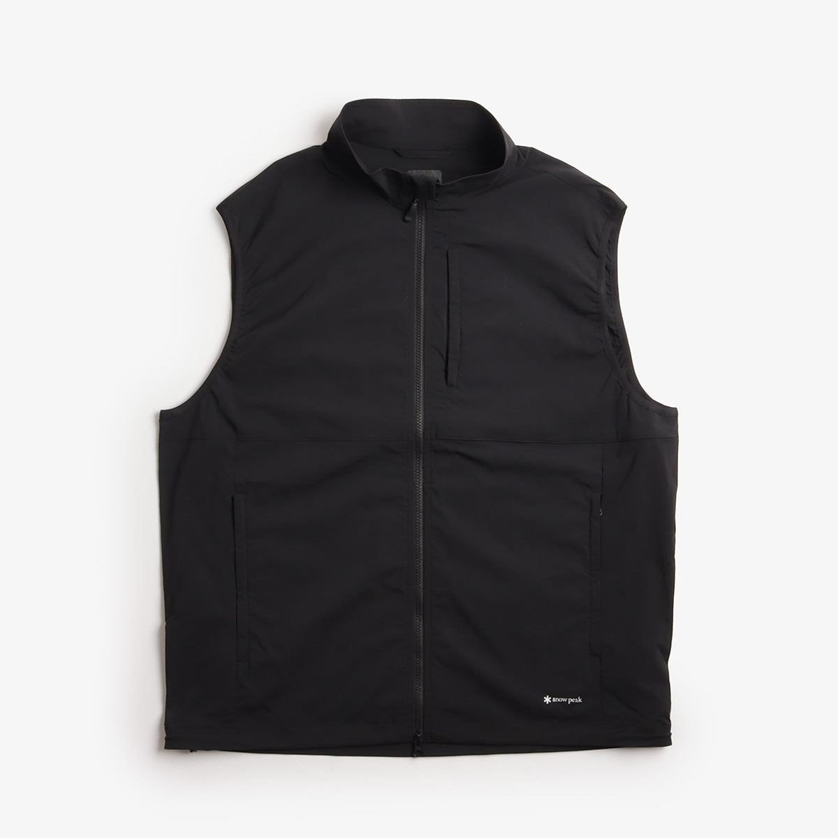 Snow Peak New Standard Utility Vest, Black, Detail Shot 1