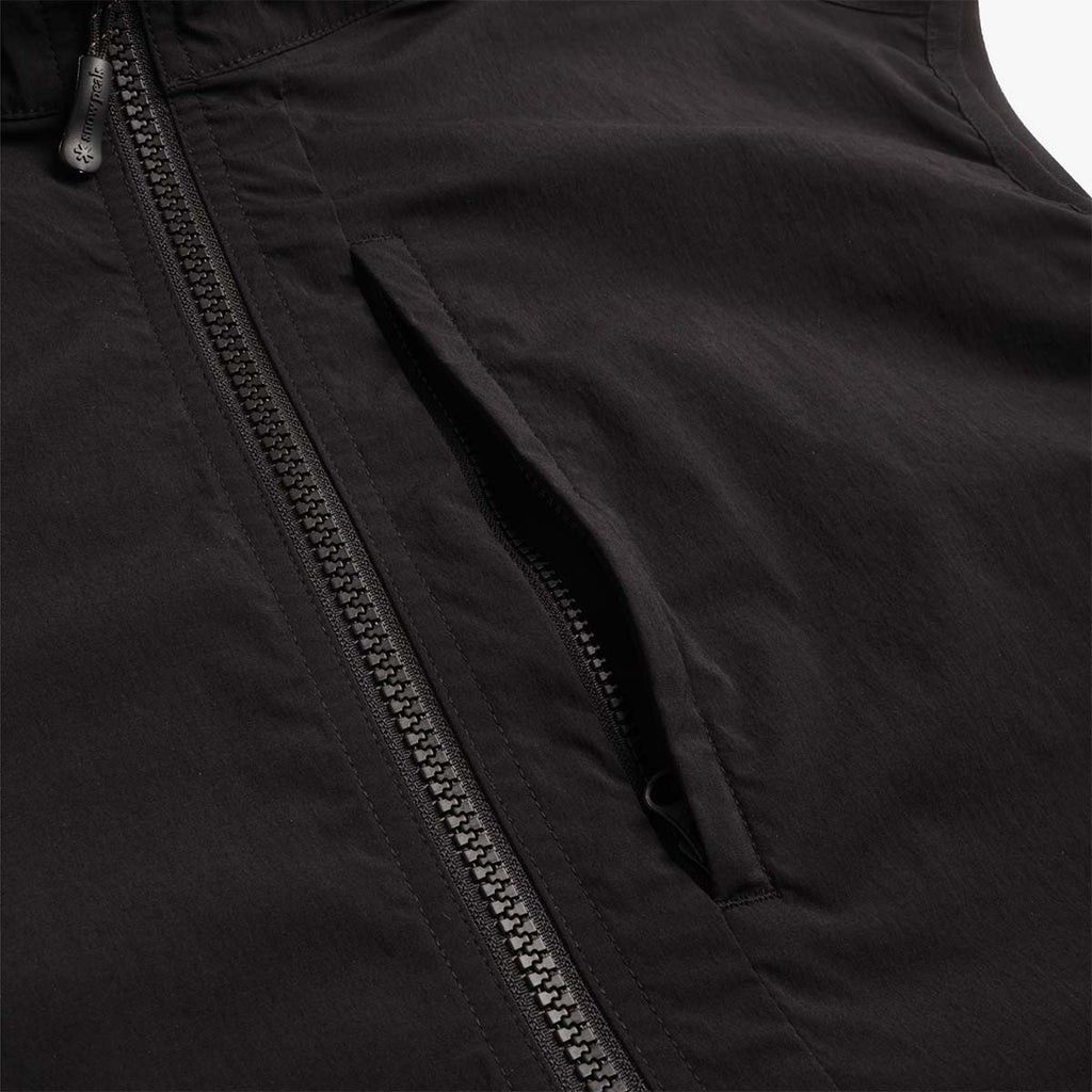 Snow Peak New Standard Utility Vest, Black, Detail Shot 4
