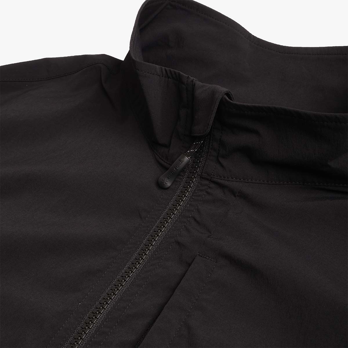 Snow Peak New Standard Utility Vest, Black, Detail Shot 5