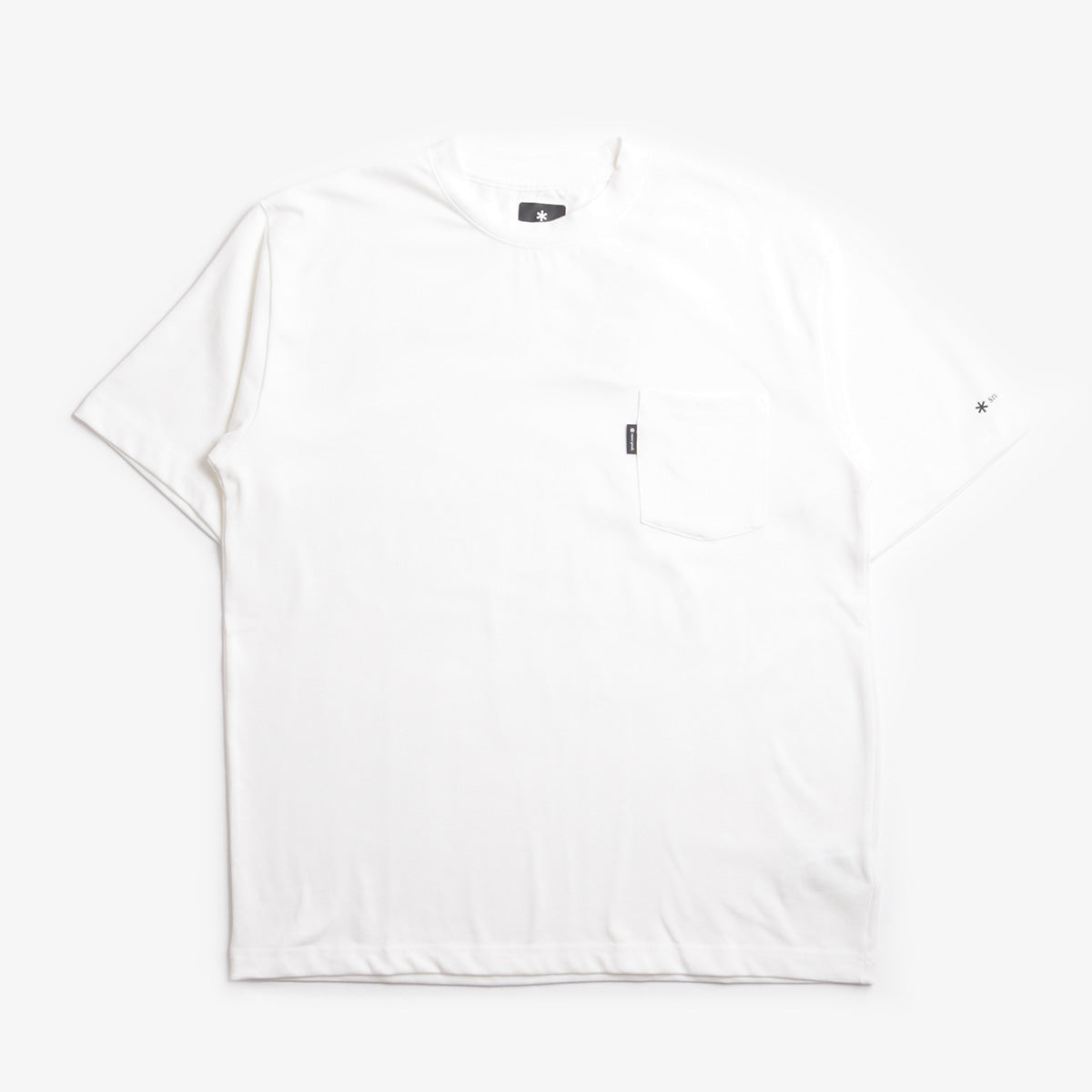 Snow Peak New Standard Pocket T-Shirt, Off White, Detail Shot 1