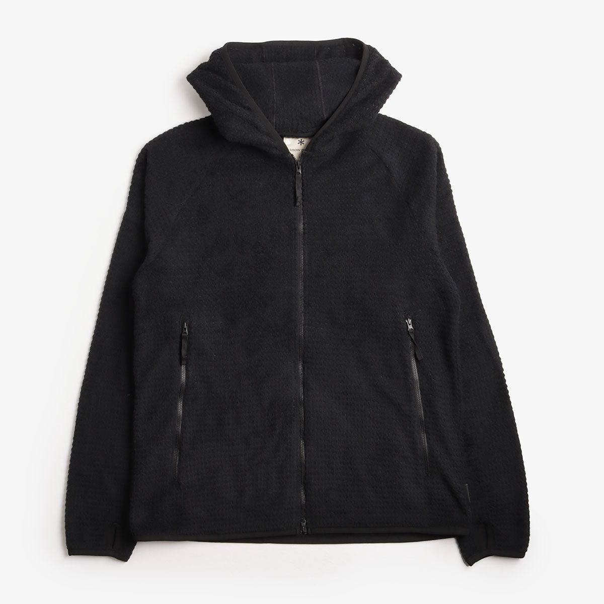 Snow Peak Thermo Control Zip Up Parka, Black, Detail Shot 1