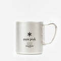 Snow Peak Titanium Double Wall 220 Mug, Titanium, Detail Shot 1