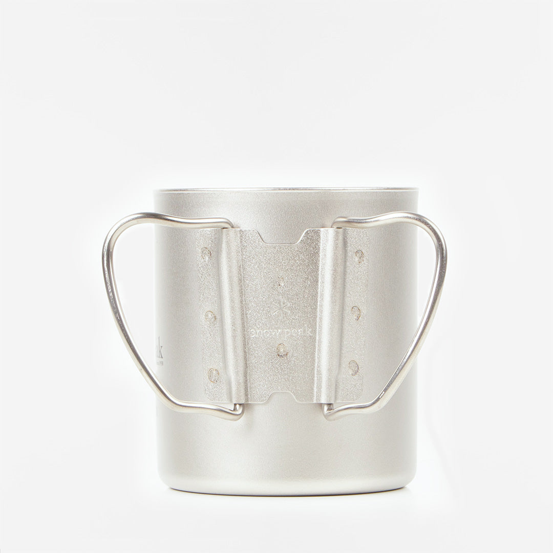 Snow Peak Titanium Double Wall 220 Mug, Titanium, Detail Shot 2