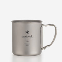 Tasse Snow Peak Titanium à paroi simple 450
