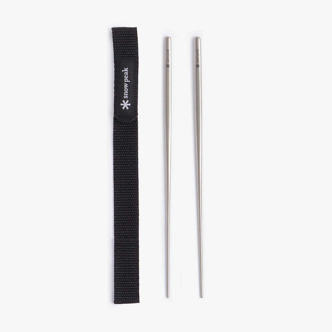 Snow Peak Titanium Chopsticks, Titanium, Detail Shot 1