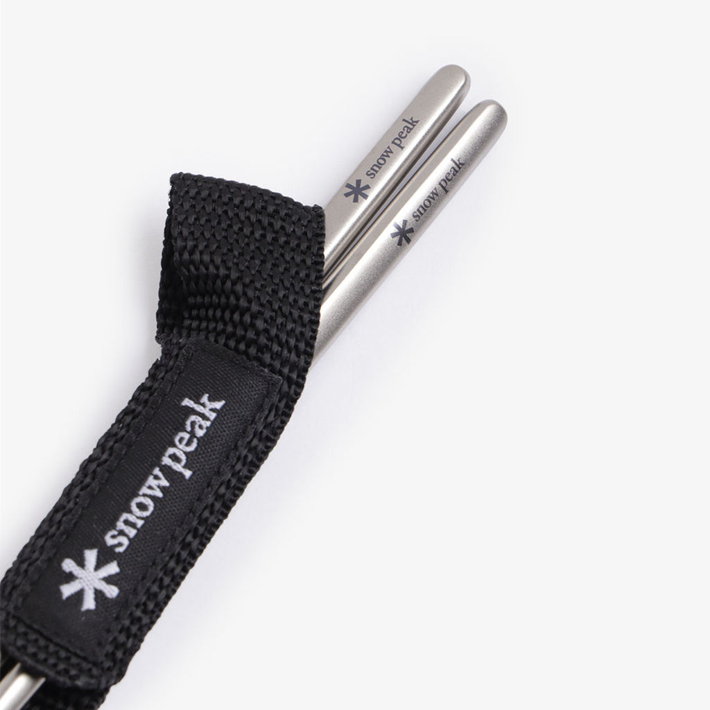 Snow Peak Titanium Chopsticks, Titanium, Detail Shot 4