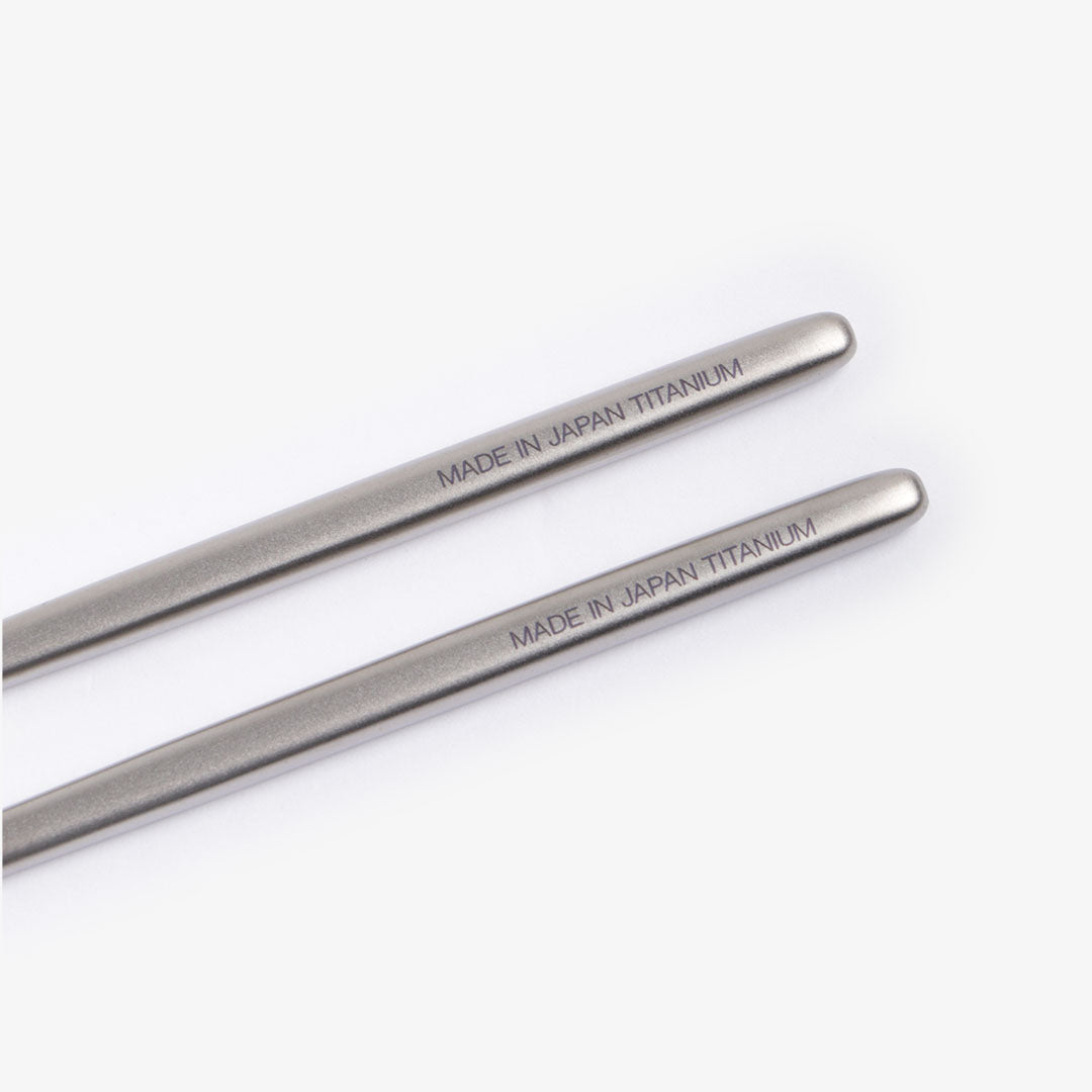 Snow Peak Titanium Chopsticks, Titanium, Detail Shot 5