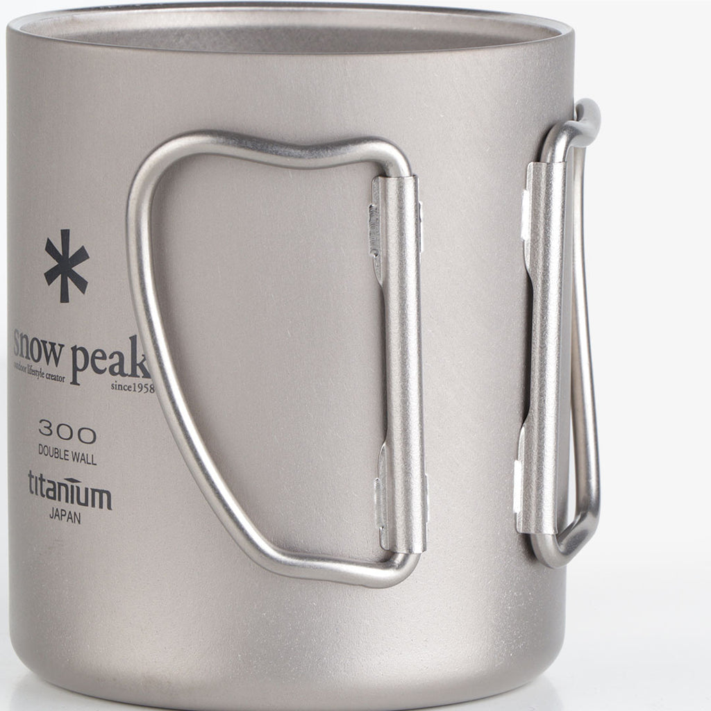 Snow Peak Titanium Double Wall 300 Mug, Titanium, Detail Shot 4