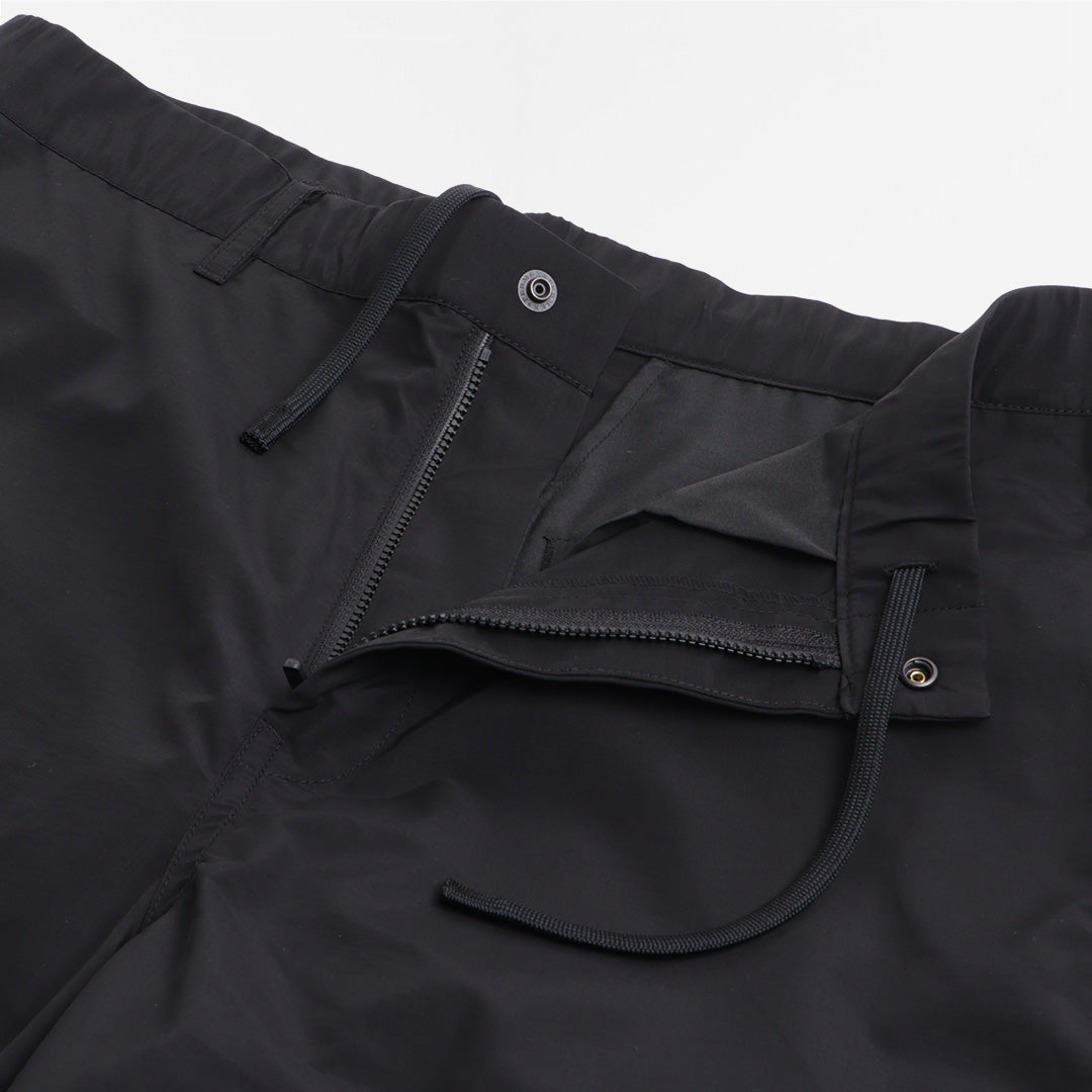 Snow Peak Light Mountain Cloth Shorts, Black, Detail Shot 3