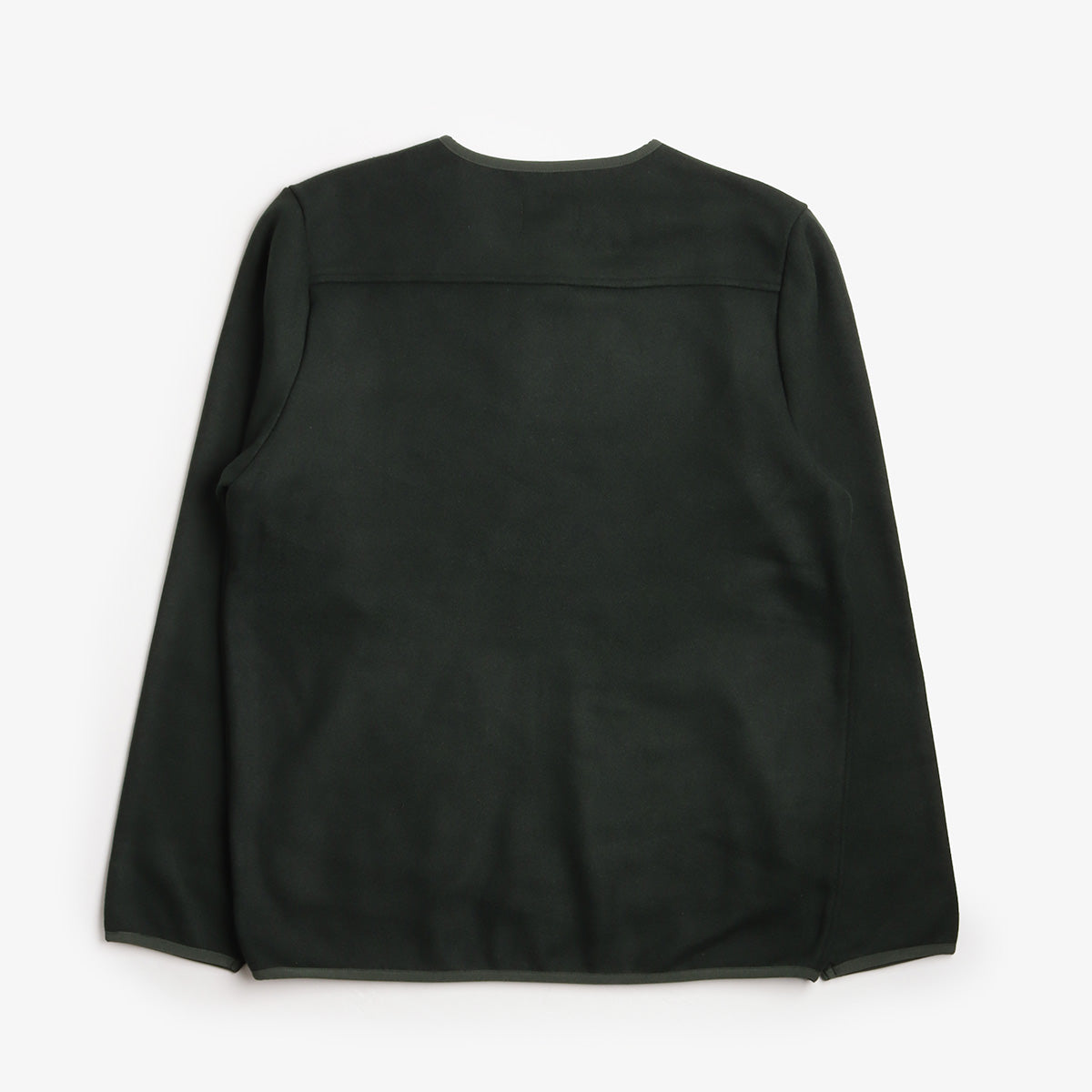 main Stan Ray Wool Fleece Cardigan, Botanical Green, Detail Shot 2