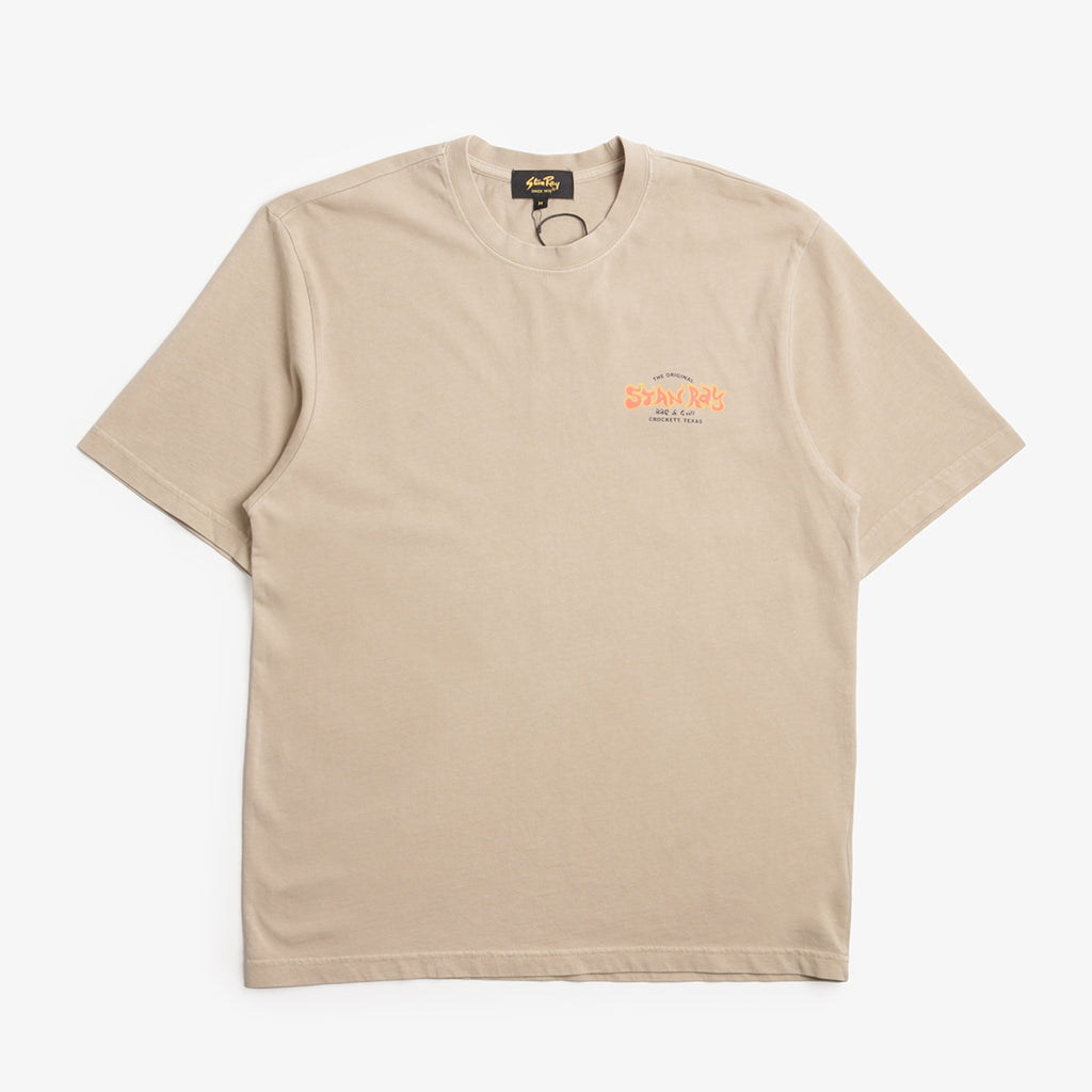Stan Ray BBQ T-Shirt, Eucalyptus, Detail Shot 1