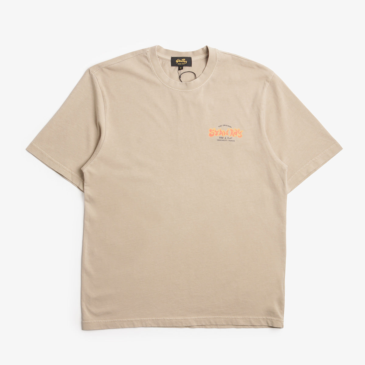 main Stan Ray BBQ T-Shirt, Eucalyptus, Detail Shot 1