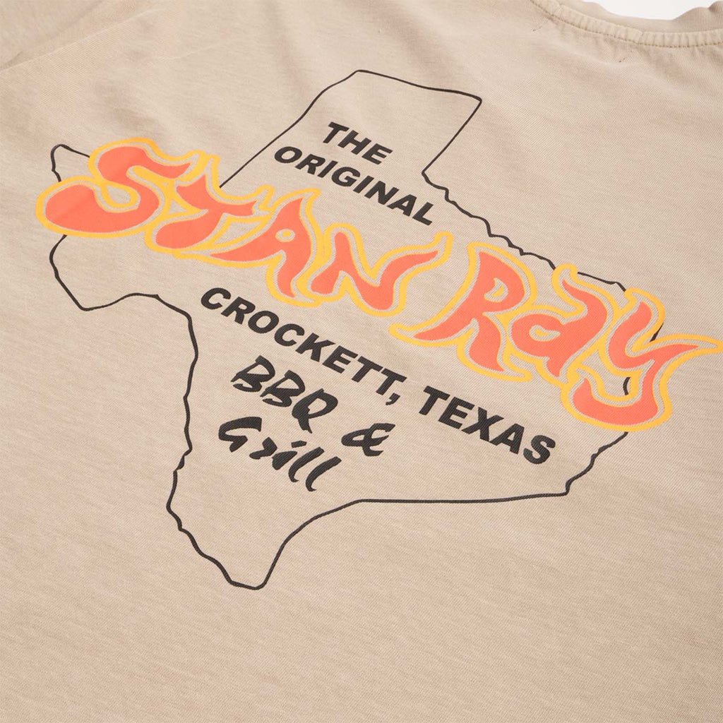 Stan Ray BBQ T-Shirt, Eucalyptus, Detail Shot 4