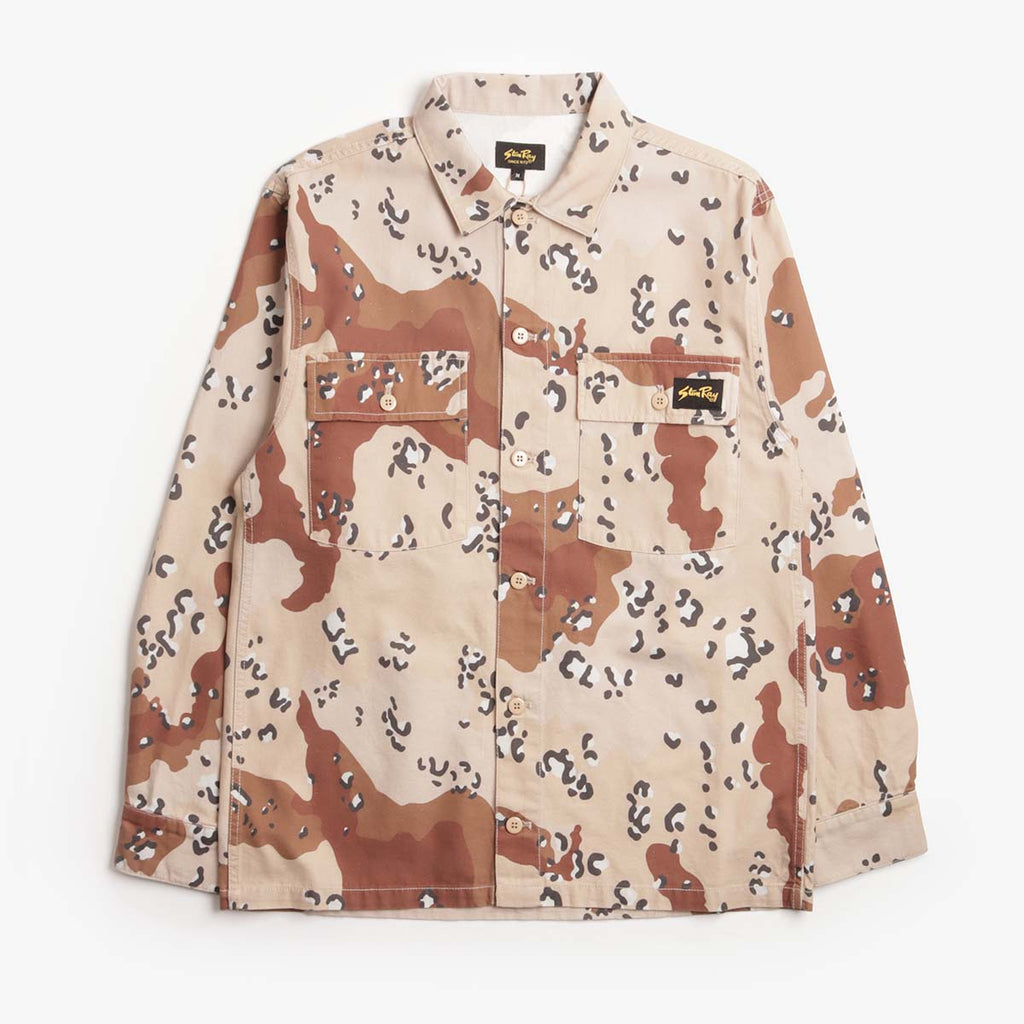 Stan Ray CPO Shirt, Choc Chip Camo, Detail Shot 1
