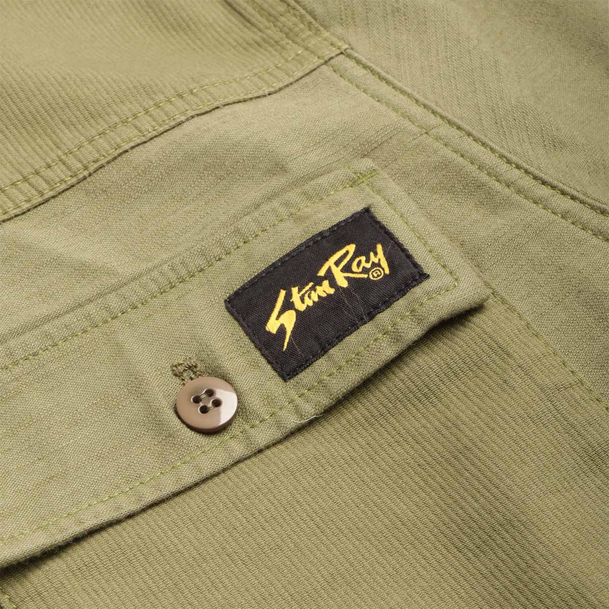 Stan Ray CPO Shirt, Olive Poplin Sateen, Detail Shot 2
