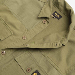 thumbnail Stan Ray CPO Shirt, Olive Poplin Sateen, Detail Shot 3