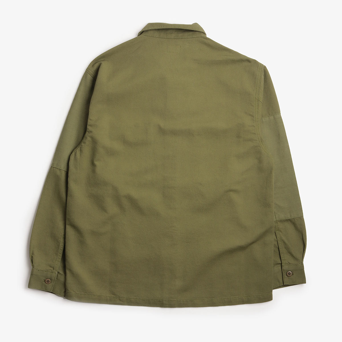 Stan Ray CPO Shirt, Olive Poplin Sateen, Detail Shot 5