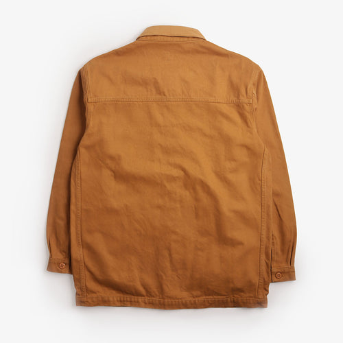 Stan Ray Coverall Jacket in Brown, back view
