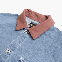 thumbnail Stan Ray Coverall Jacket, 70s Stone Denim, Detail Shot 3