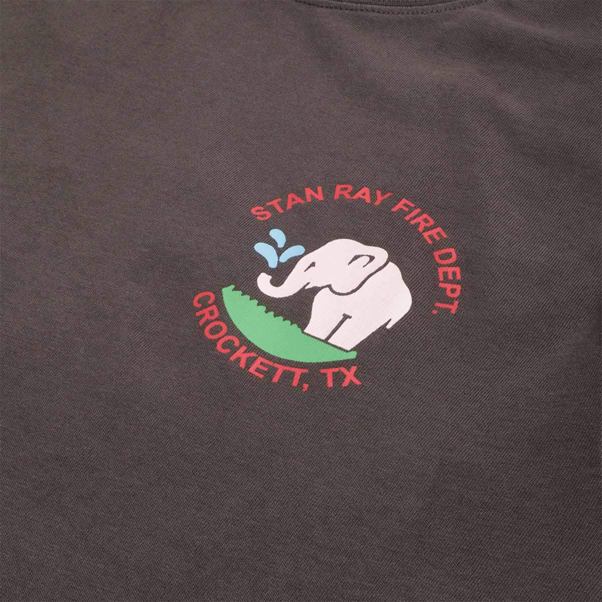 Stan Ray Fire Dept T-Shirt, Raven Black, Detail Shot 2