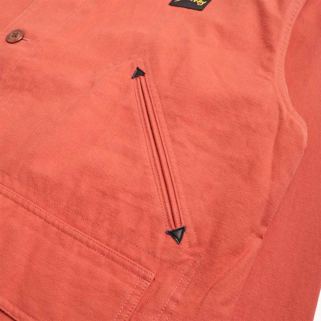 Stan Ray Hunters Jacket, Washed Red, Detail Shot 3