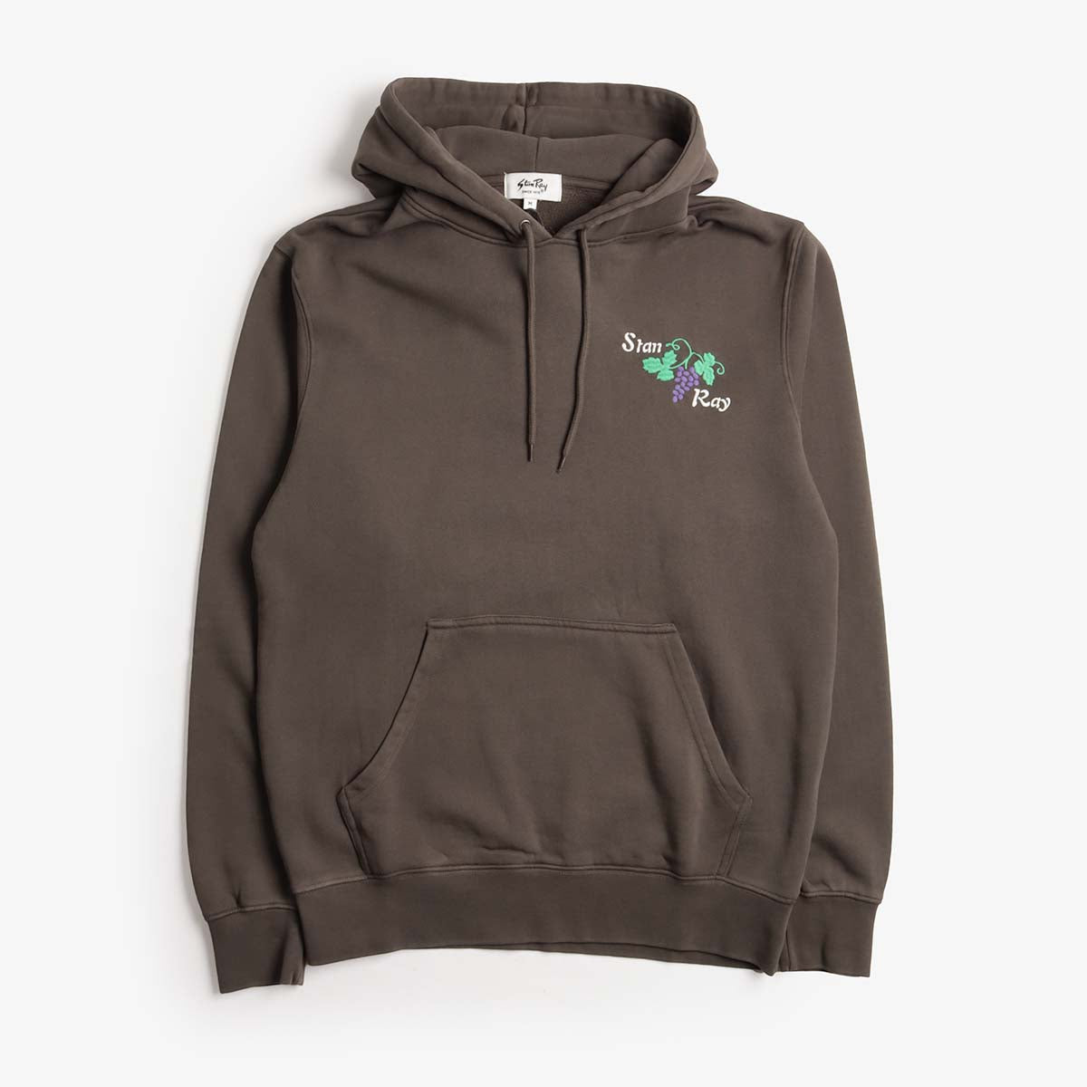 Stan Ray Labour Hoodie, Washed Black, Detail Shot 2
