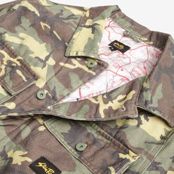 thumbnail Stan Ray Lined Trucker Jacket, Woodland DPM Duck, Detail Shot 4