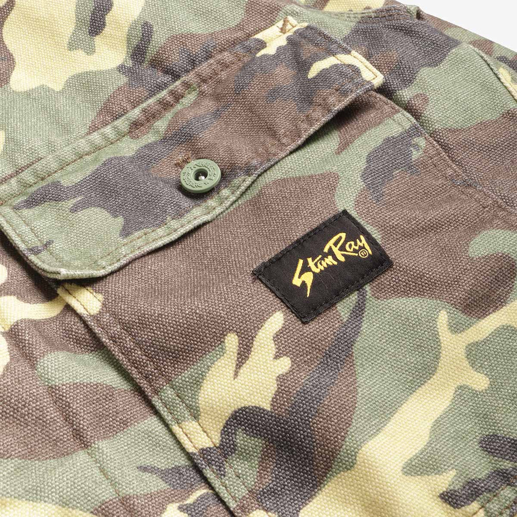 Stan Ray Lined Trucker Jacket, Woodland DPM Duck, Detail Shot 5